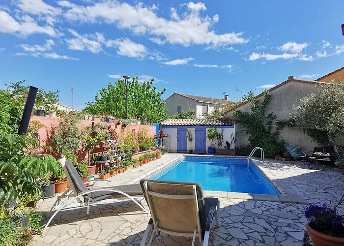 With Pool Near Sea And Garrigue *